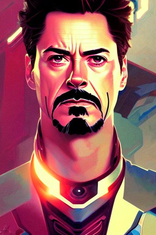 Make him look like a real tony stark