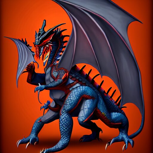 Dahak evil dragon god of destruction, paizo, pathfinder, golarion, trending on artstation