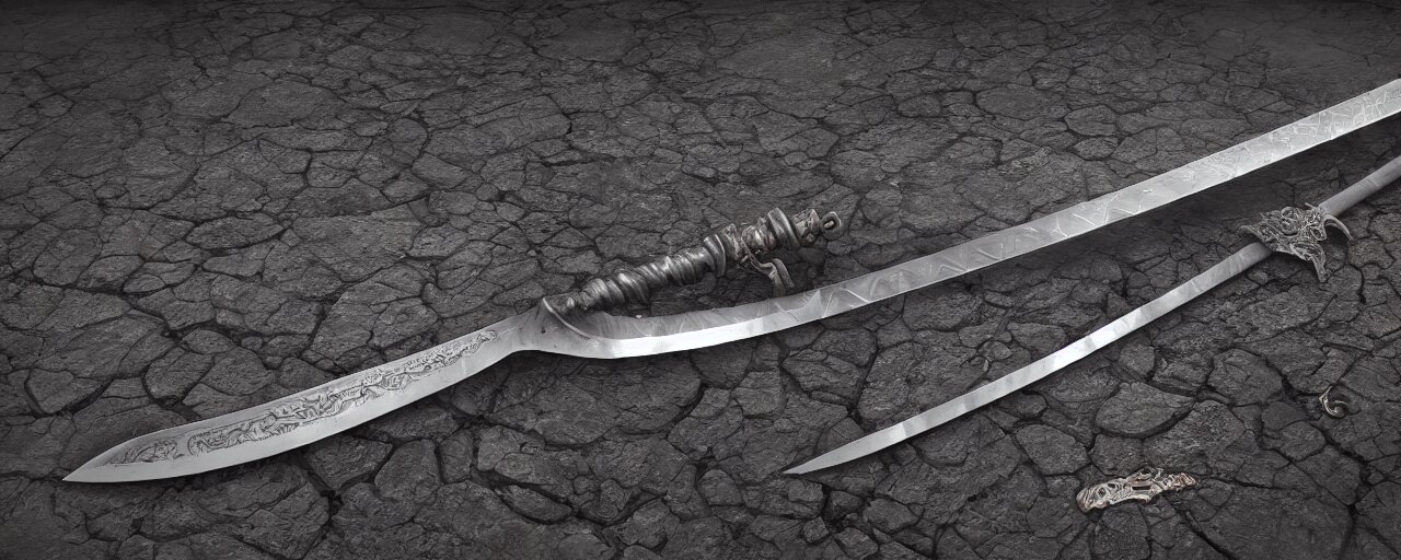 basic steel sword, steel, sword, medieval, engravings, forged, blacksmith product design, jewelry, art by gerald brom, greg rutkowski and artgerm and james jean and zdzisław beksinski, 8 k, unreal engine, c 4 d 