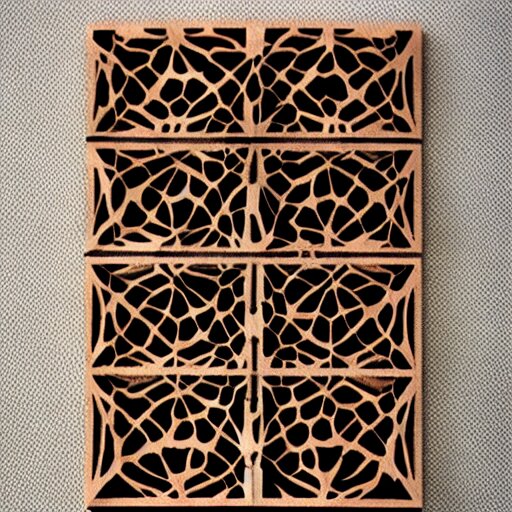 layered lasercut wood