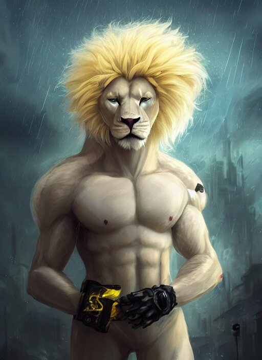 young Lion warrior