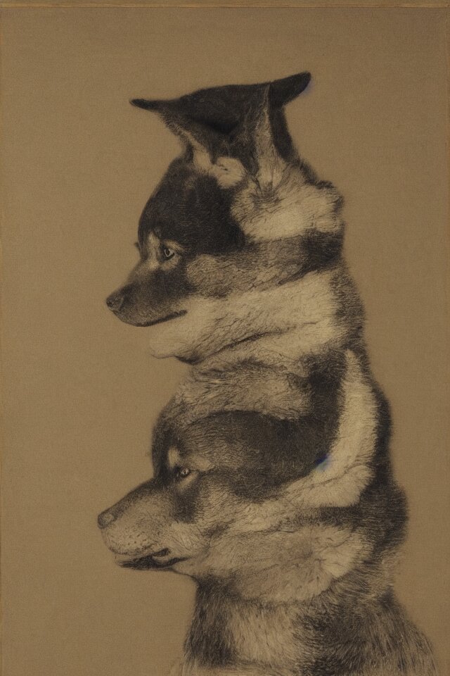 Portrait of a dog