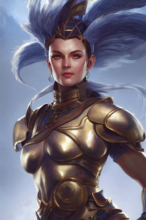 amazon valkyrie athena, d & d, fantasy, portrait, highly detailed, headshot, digital painting, trending on artstation, concept art, sharp focus, illustration, art by artgerm and greg rutkowski and magali villeneuve 