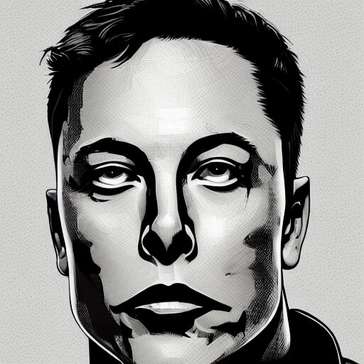 Cyborg Elon Musk, High Quality, Highly Detailed, Mega Detailed, 4K. have him running on an electric skateboard