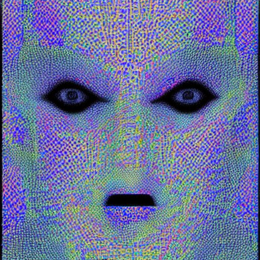 an artificial intelligence gaining sentience, abstract 
