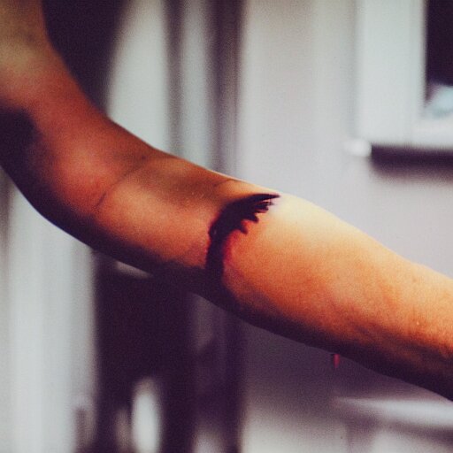 my arm is melting, photograph, 35mm,