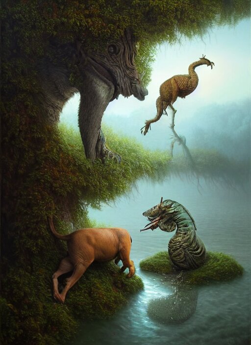 Animal to human evolving 