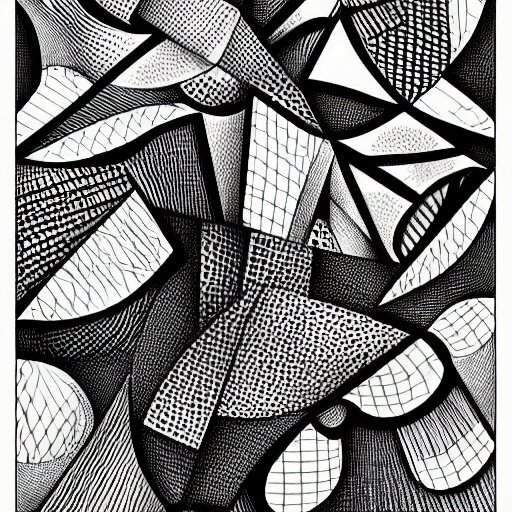 graphic design poster by palefroi, nanae kawahara, damien tran, elements in a composition, illustrative and abstract, linework, greyscale, charcoal, artwork 