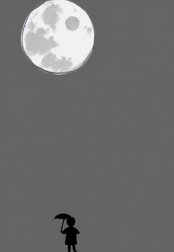moon with details