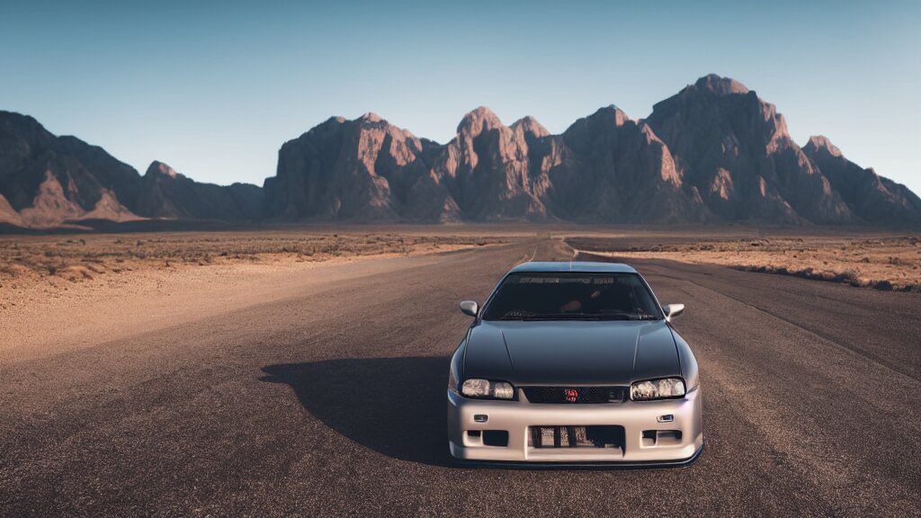 Jdm car hyper realistic cinematic 