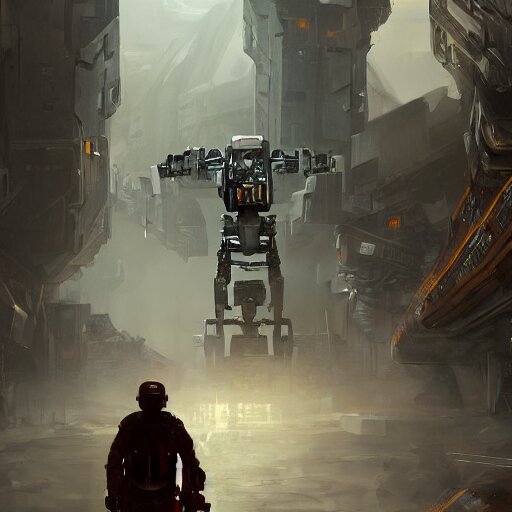 A danger robotic future with a no huaman
