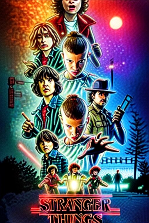 Escenas de la serie strangerthings