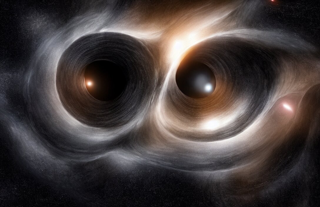 black hole collapses into stability ; halls of space by ben wanat ; interstellar black hole ; surrealism ; digital art ; final cinema cut ; 8 k render ; 1 2 k 8 k ; ultra rich detail 1 0 0 0 hour render 