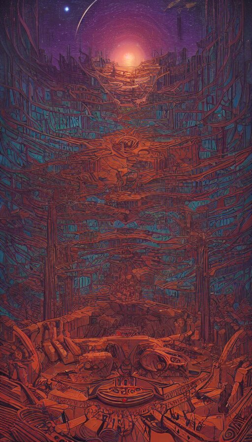 The land of dreams and nightmares, futurism, da vinci, Dan Mumford, Josan Gonzalez