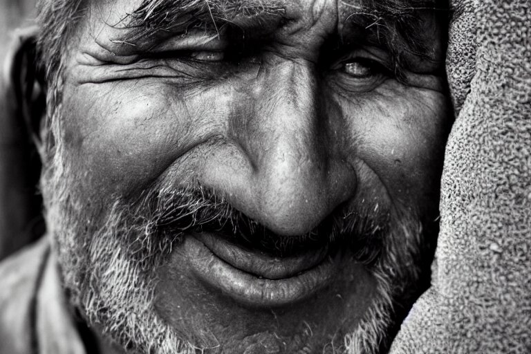 closeup portrait of the big friendly giant in a village street, natural light, sharp, detailed face, magazine, press, photo, steve mccurry, david lazar, canon, nikon, focus 
