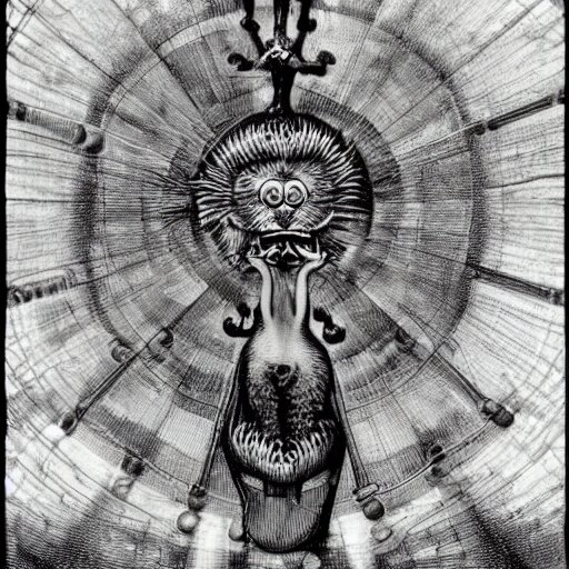 furry freaky creature sings a unique canto about'as above so below'being ignited by the spirit of haeckel and robert fludd, breakthrough is iminent, glory be to the magic within 