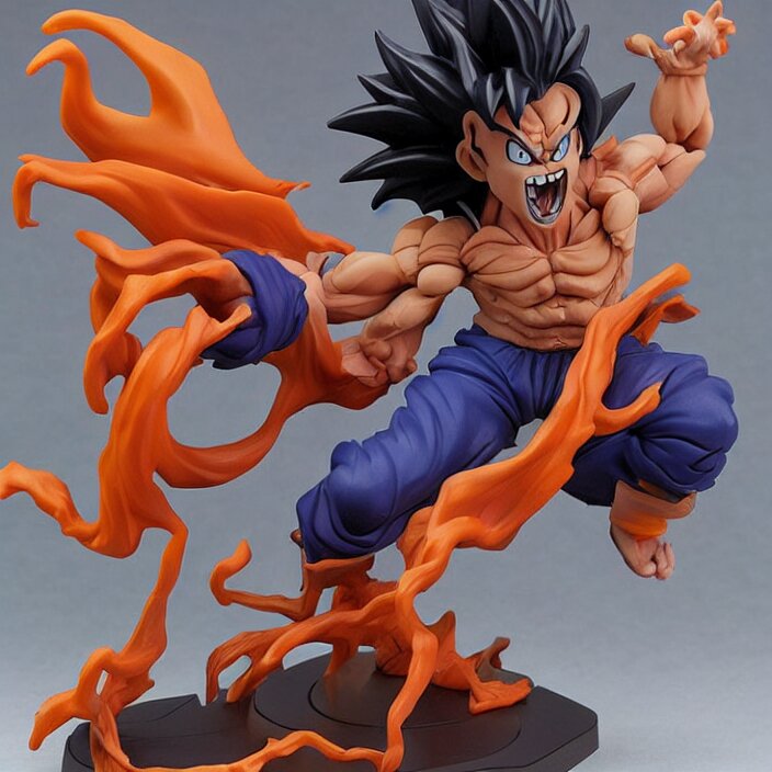 Eldritch Abomination Son Goku, Im Sorry Jon, Son Goku, Figure, Detailed Product Photo, with Distortion. add distortion