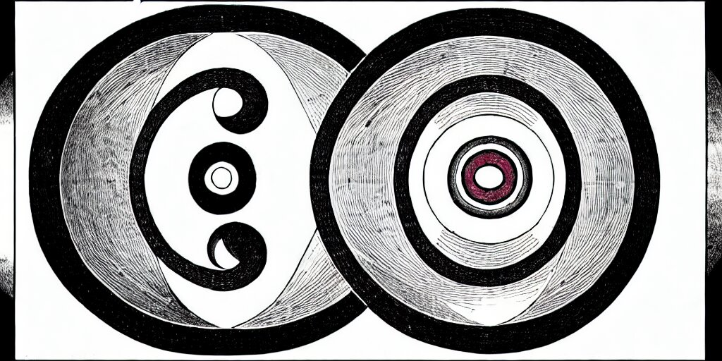 a symbol, a copy of a facsimile, never one - to - one, creation is in the entropy. mandala - yin - yang this side the hyperplane, seeing all sides a bit insane, perfect glass diamond a prison prisms light, sheen shine divine a mirror - box plight 