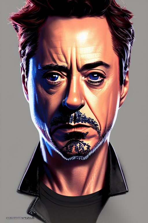 change Greg Rutkowski to Robert Downey Jr.