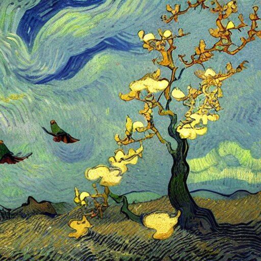 layerd chilled galactic reservoir triangle pigeon ivy tambourine machinery , by Hans Andersen Brendekilde and Bruce Pennington and Vingent van Gogh , Concept Art , dutch golden age , bokeh