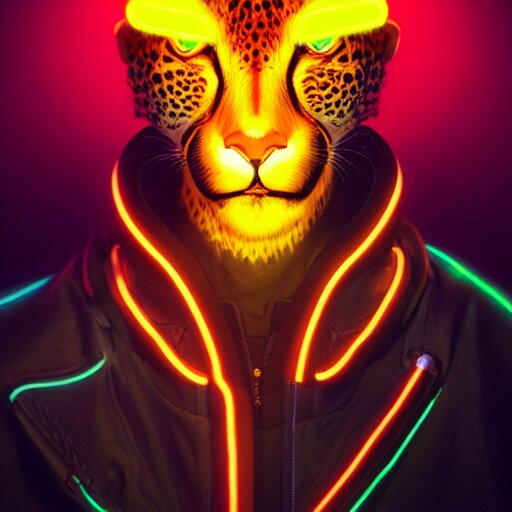 Tiger open road neon 