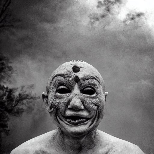 scariest thing you ’ ve ever seen black and white photo 