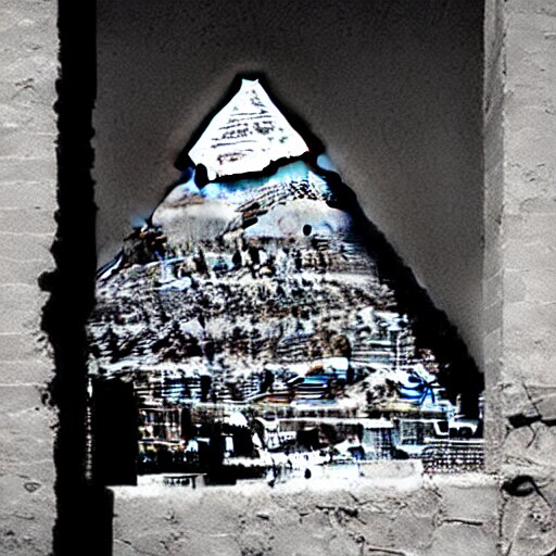 the great pyramid art by banksy, street art 