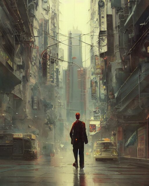 a highly detailed epic cinematic concept art CG render digital painting artwork: Tokyo on fire. By Greg Rutkowski, in the style of Francis Bacon and Syd Mead and Norman Rockwell and Beksinski, open ceiling, highly detailed, painted by Francis Bacon and Edward Hopper, painted by James Gilleard, surrealism, airbrush, Ilya Kuvshinov, WLOP, Stanley Artgerm, very coherent, triadic color scheme, art by Takato Yamamoto and James Jean