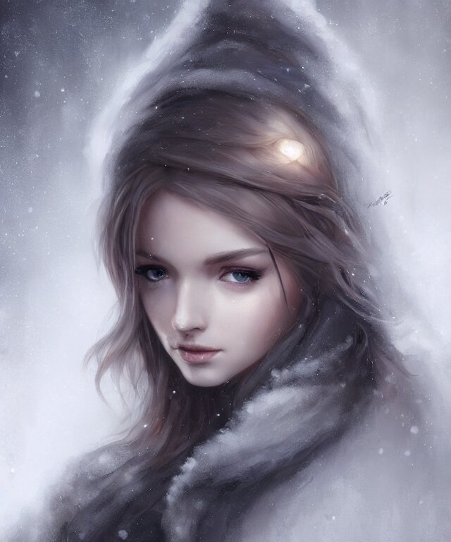 a typical canadian by charlie bowater and titian and artgerm, full - body portrait, intricate, face, winter, elegant, white mist, beautiful, highly detailed, dramatic lighting, sharp focus, trending on artstation, artstationhd, artstationhq, unreal engine, 4 k, 8 k