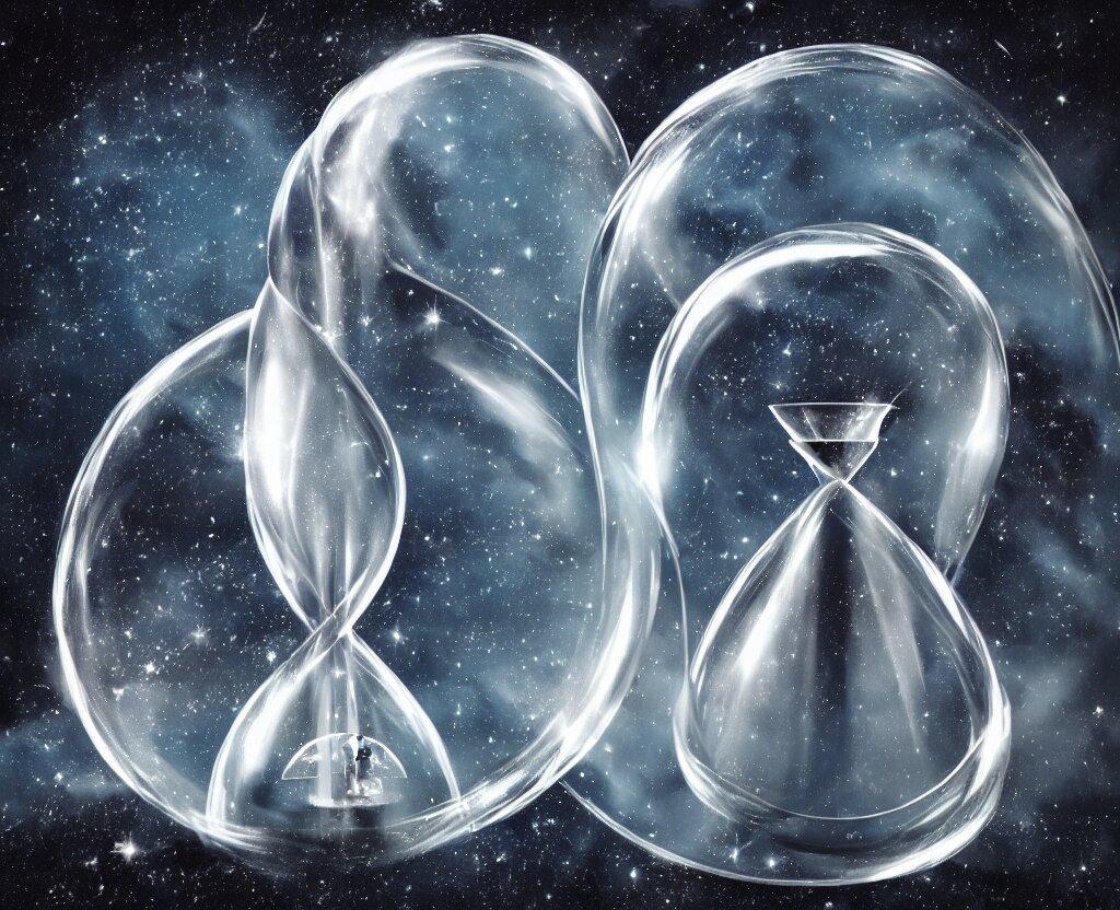 a universe within an hourglass 