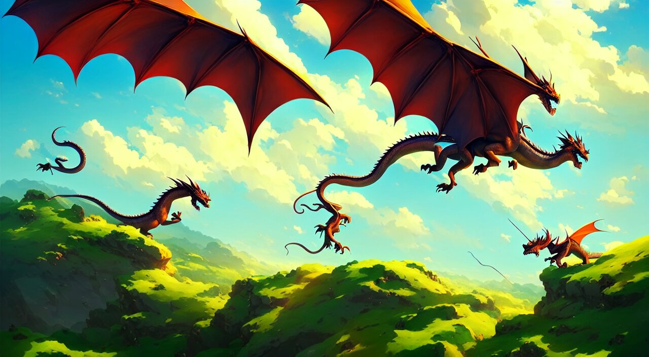 dragons flying above green pastures, in marble incrusted of legends official fanart behance hd by jesper ejsing, by rhads, makoto shinkai and lois van baarle, ilya kuvshinov, rossdraws global illumination 