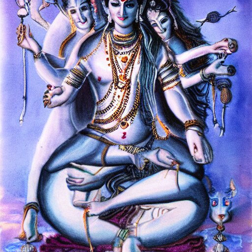 shiva but actually conjoined twins, an extra body added. add an extra body to the pair