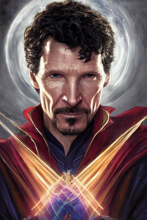 Portrait of Todd Howard as Doctor Strange highly detailed, marvel comics, dark, digital painting, artstation, concept art, smooth, sharp focus, illustration, art by artgerm and greg rutkowski and alphonse mucha and Wayne Barlowe and Zdislav Beksinski
