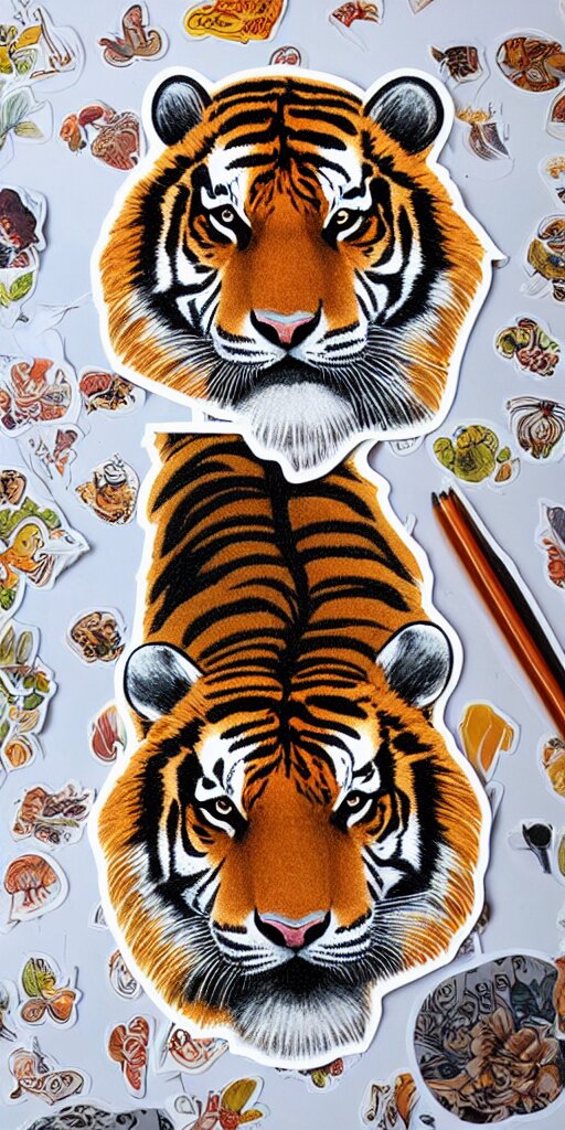 Art of tiger 