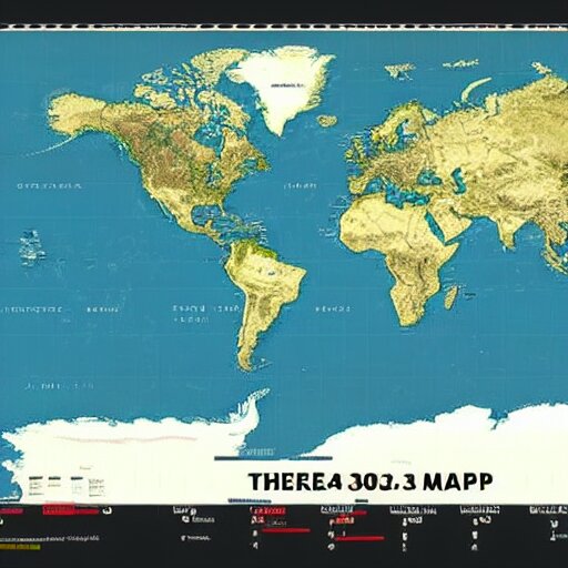 map of the earth in the year 3022