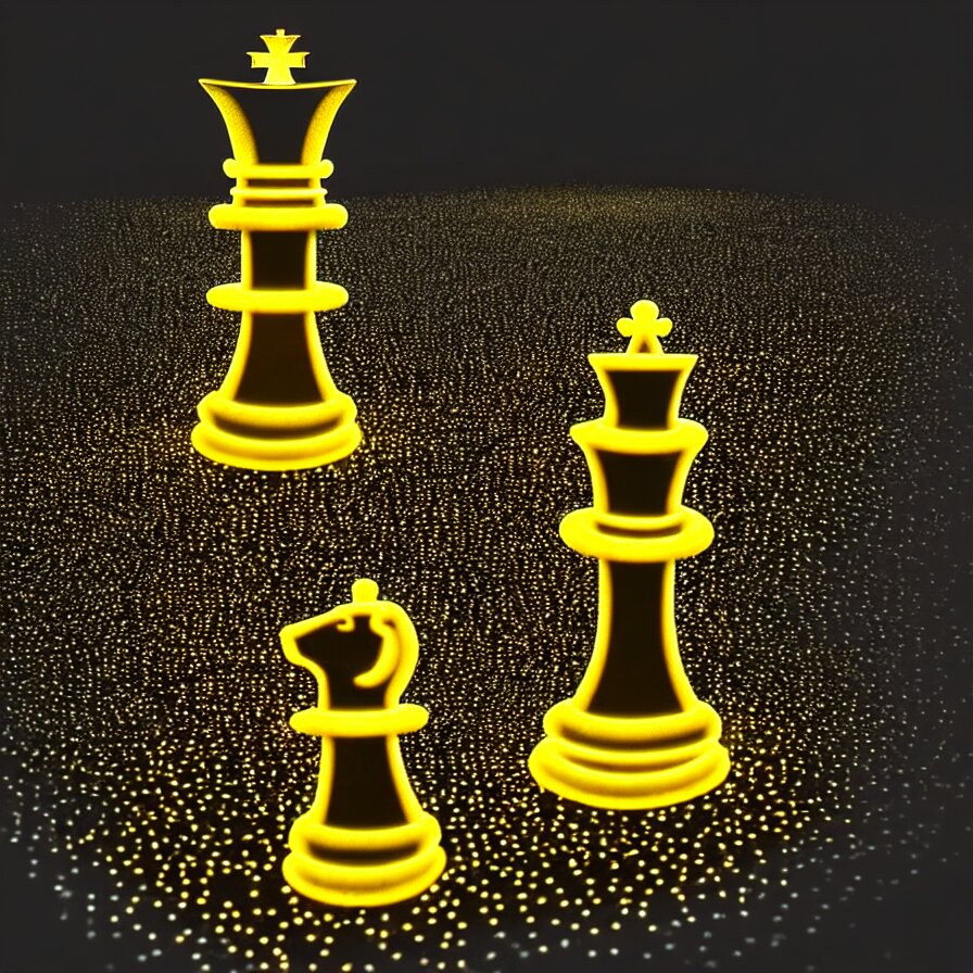 vintage instamatic photo of a queen chess piece made of lights, bio mechanical, puddles, isometric 3 d, smooth 3 d illustration, cinematic matte painting, volumetric lighting, 
