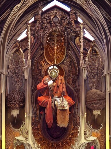 the hierophant and his congregation. intricate, elegant, highly detailed, digital painting, artstation, concept art, sharp focus, illustration, by justin gerard and artgerm, 8 k 