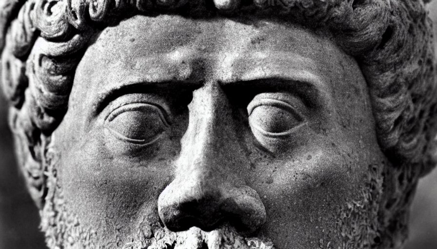 1 9 6 0 s movie still close up of marcus aurelius human face in his emperor clothes frozen to death by the side of a river, grass, snowy, pine forests, cinestill 8 0 0 t 3 5 mm, high quality, heavy grain, high detail, texture, dramatic light, anamorphic, hyperrealistic, detailed hair, foggy 