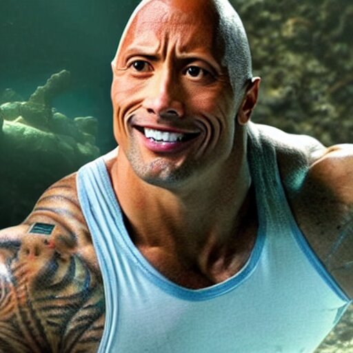 dwayne johnson as an underwater pokemon dwayne johnson as an underwater pokemon