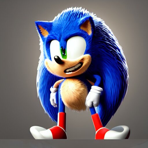 Hyperrealistic Sonic the Hedgehog turning into a Ghost Story by istvan sandorfi, greg rutkowski, & mike judge, Perfect Symmetry, 8k Octane Comprehensive Render, Dim Cinematic Lighting, and Intricate Flesh Texture Stunning Artstation Creation. Turn it into a ghost story.