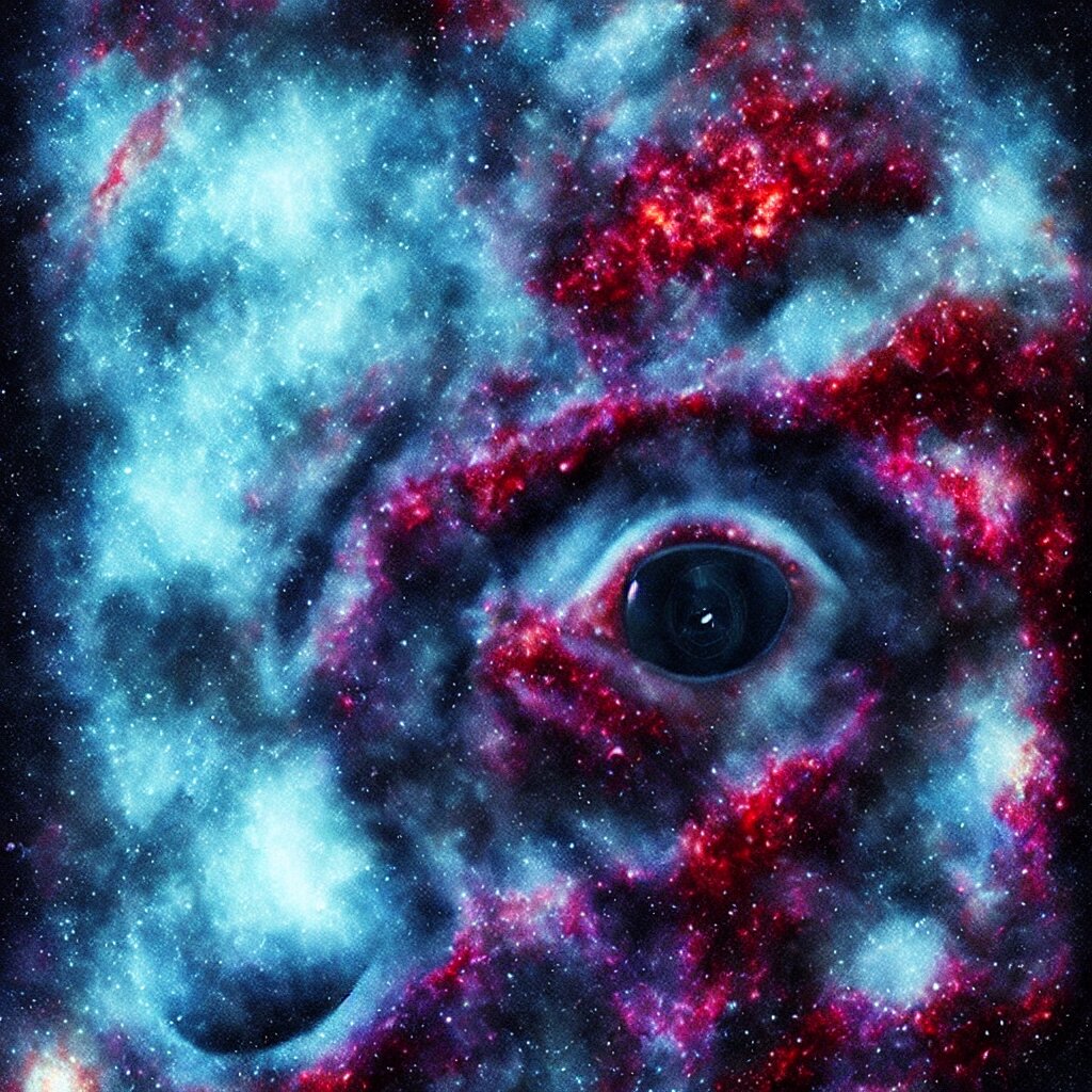 The cosmic nebulae inside the human eye, ultra detailed, by Leesha Hannigan, Ross Tran, Thierry Doizon, Kai Carpenter, Ignacio Fernández Ríos - the comet version!. replace the human eye with a comet