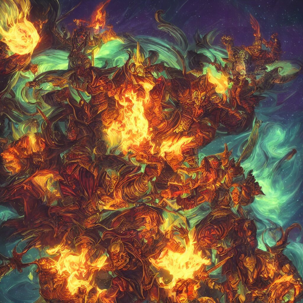 Water demon fire