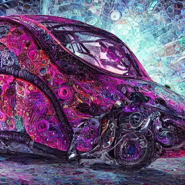 a realistic portrait of an intricately detailed beetle, colorful - patterns, cyber - punk background, professional studio lighting without shadows, hyper realism, art by android jone. Simplify the patterning