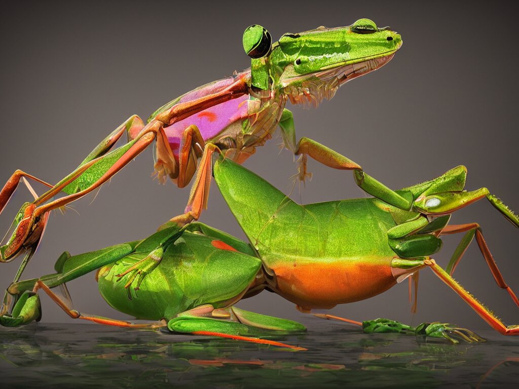 petri dish art. animal eyes, cloudy eyes, cataract. subsurface scattering, translucency, backlit, diffused, smooth. praying mantis, orchid mantis, poisonous frog. high quality highly detailed award winning photograph by national geographic. vibrant colors ; complementary color scheme. dynamic moving 3 d liquid, unreal engine, rendered in octane. 