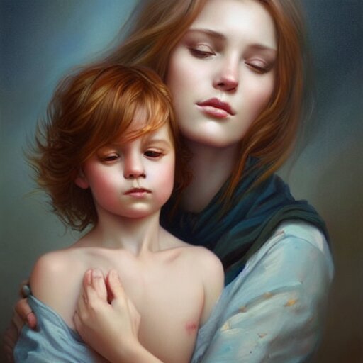 Mom and son