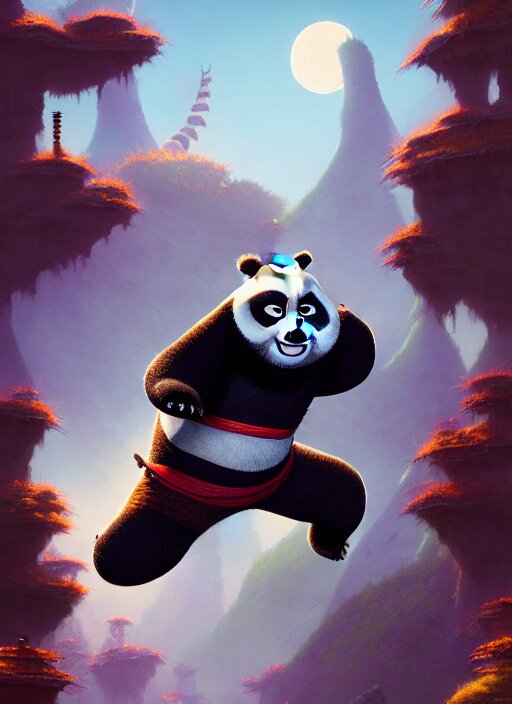 Kung fu master panda