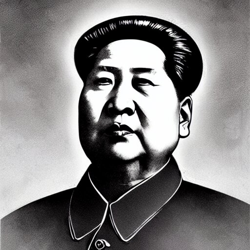 mao zedong as epic lord unifier of red china, colorised, face portrait, epic, military art, fantasy, dieselpunk, hd shot, digital portrait, beautiful, artstation, comic style, by artgerm, guy denning, jakub rozalski, magali villeneuve and charlie bowater. change the color scheme to modern