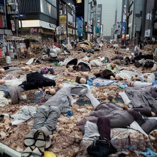 Pueblo de Nagasaki después de la explosion