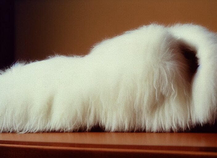 cat shedding fur