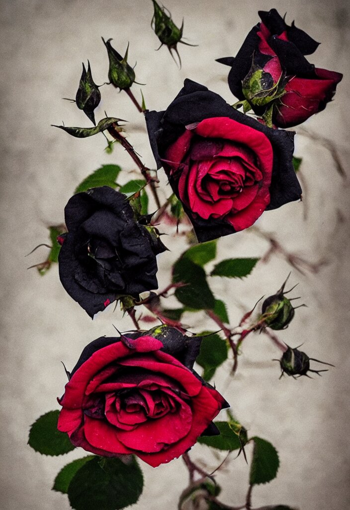 Black rose 